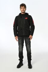 LS2 METROPOLIS EVO MONT SİYAH-KIRMIZI SIYAH/KIRMIZI - 3XL