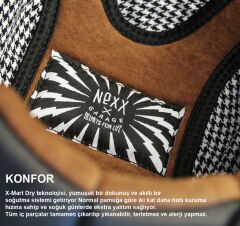 NEXX X.G100R FINISH LINE KREM-KIRMIZI KASK KREM - XL