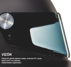 NEXX X.G100R PURIST MAT SİYAH KASK MAT SIYAH - M