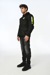 LS2 METROPOLIS EVO MONT SİYAH-NEON SARI NEON SARI - S