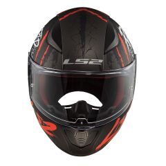 LS2 RAPID RAVEN MAT SİYAH-BEYAZ-KIRMIZI
KASK