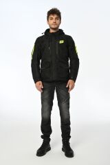 LS2 METROPOLIS EVO MONT SİYAH-NEON SARI NEON SARI - 3XL