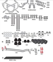 GIVI PLO1201CAM HONDA XL 750 TRANSALP (23-24) YAN ÇANTA TAŞIYICI
