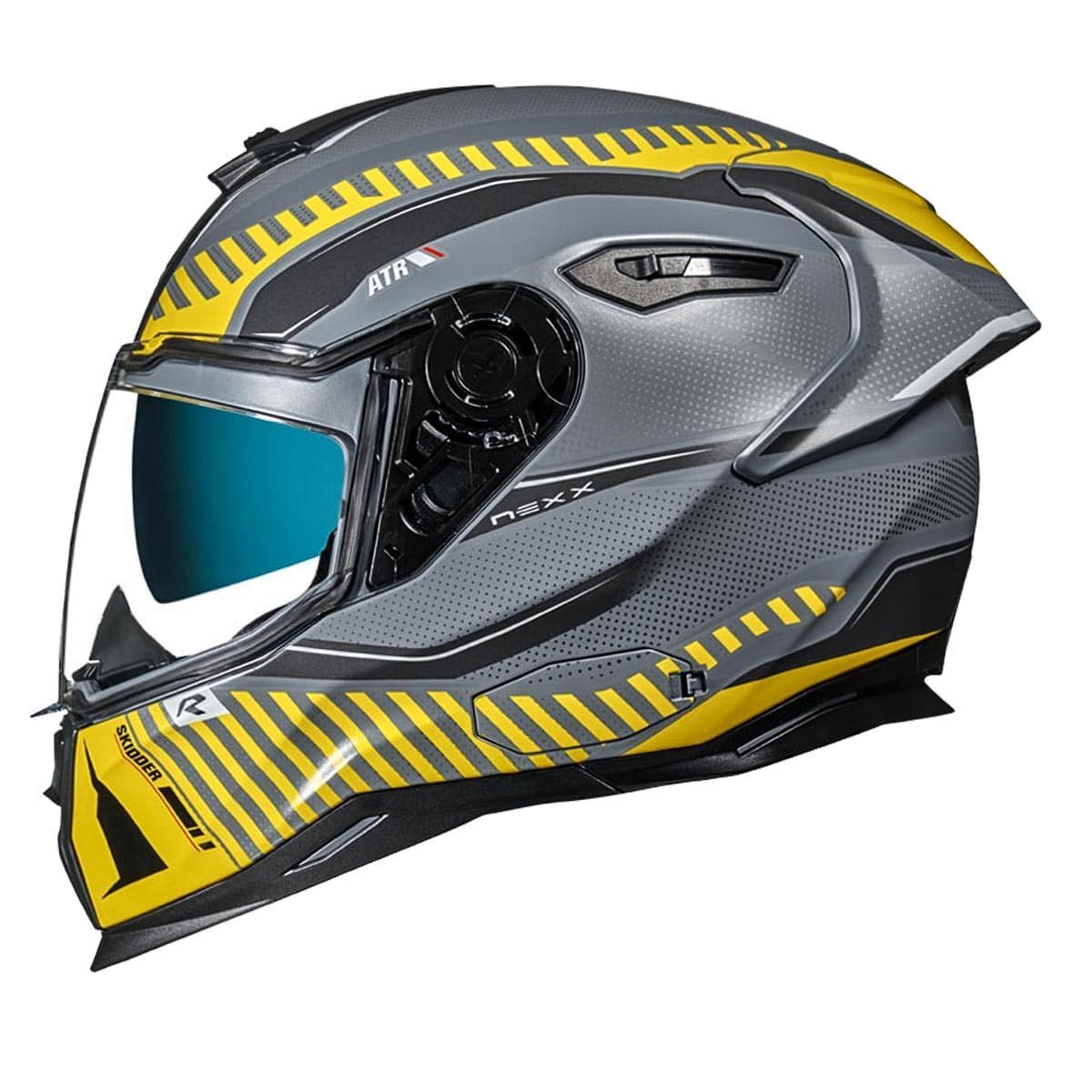 NEXX SX.100R SKIDDER MAT SARI-GRİ KASK MAT SARI - XXL