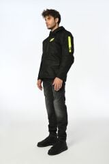 LS2 METROPOLIS EVO MONT SİYAH-NEON SARI