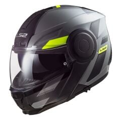 LS2 SCOPE MAX MAT SİYAH-NEON SARI KASK