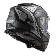 LS2 STORM 2 FASTER MAT TITANIUM KASK