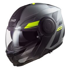 LS2 SCOPE MAX MAT SİYAH-NEON SARI KASK MAT SIYAH-NEON SARI - S