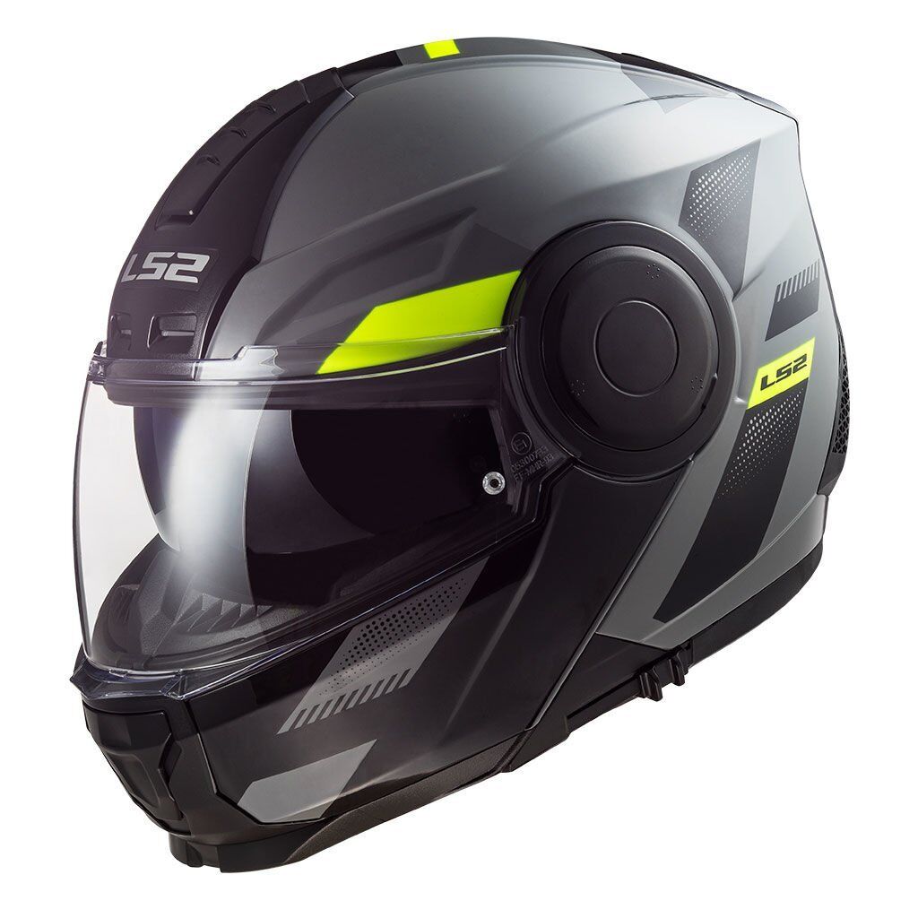 LS2 SCOPE MAX MAT SİYAH-NEON SARI KASK MAT SIYAH-NEON SARI - XL