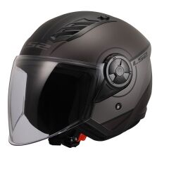 LS2 AIRFLOW 2 COVER MAT SİYAH-GRİ KASK SIYAH/GRI - 3XL