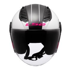 LS2 AIRFLOW 2 COVER BEYAZ-PEMBE KASK BEYAZ/PEMBE - L