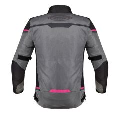 LS2 RIVA KADIN MONT SİYAH-GRİ-PEMBE SIYAH-PEMBE - M