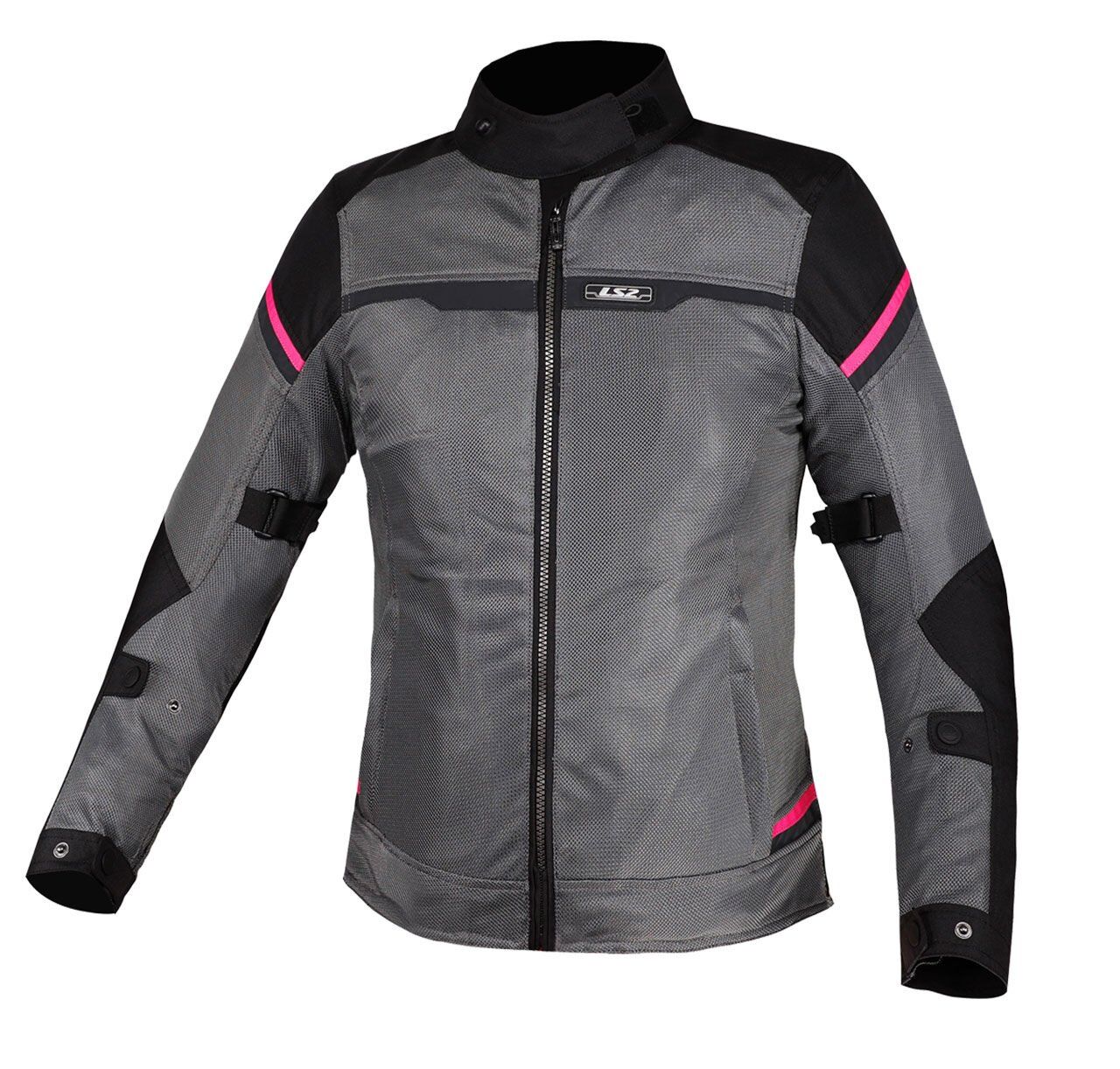 LS2 RIVA KADIN MONT SİYAH-GRİ-PEMBE SIYAH-PEMBE - XL