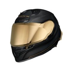 NEXX X.R3R GOLDEN EDITION KARBON MAT SİYAH-SARI KASK MAT SIYAH-SARI - XL
