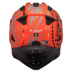 LS2 PIONEER 2 RANGI MAT TURUNCU KASK MAT TURUNCU - XL
