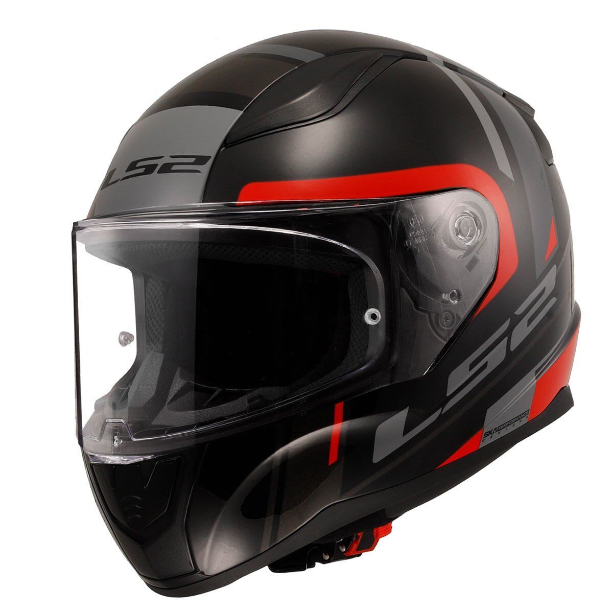 LS2 RAPID 2 CHOS SİYAH-KIRMIZI KASK SIYAH/KIRMIZI - XS