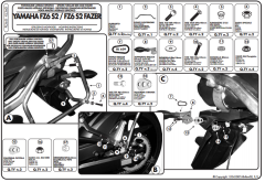 GIVI PL360 YAMAHA FZ6 S2 - FZ6 600 FAZER S2 (07-11) YAN ÇANTA TAŞIYICI