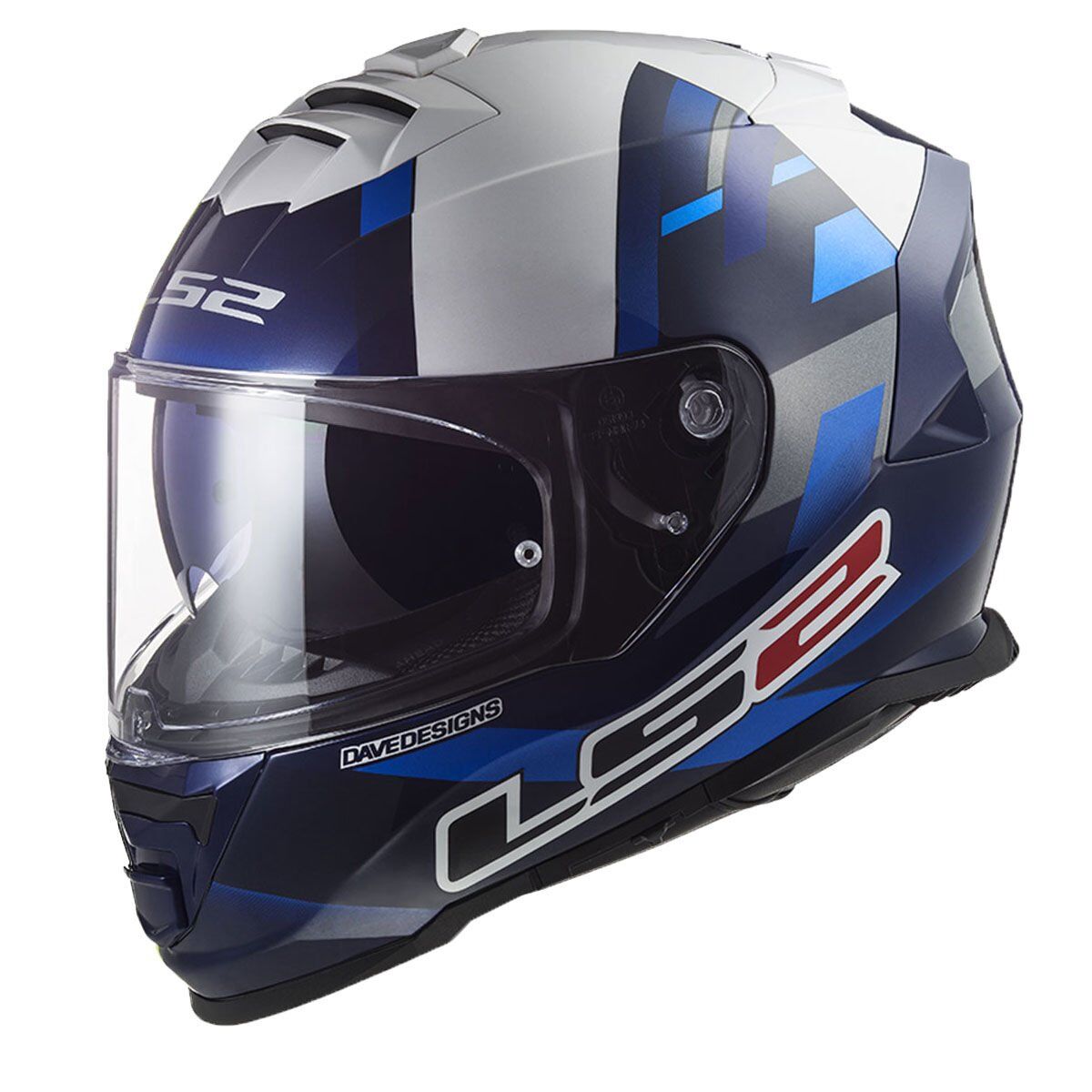 LS2 STORM 2 MCPHEE REPLICA MAVİ-BEYAZ KASK