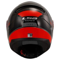 LS2 RAPID 2 CHOS SİYAH-KIRMIZI KASK SIYAH/KIRMIZI - 3XL
