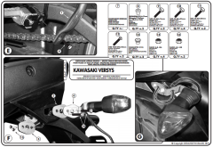 GIVI PL447 KAWASAKI VERSYS 650 (06-09) YAN ÇANTA TAŞIYICI