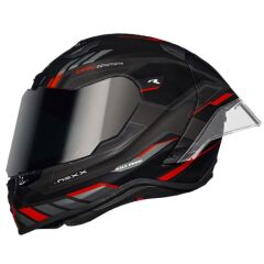 NEXX X.R3R PRECISION MAT SİYAH-KIRMIZI KASK MAT SIYAH-KIRMIZI - XL