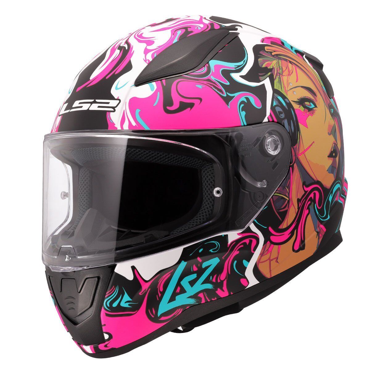 LS2 RAPID 2 CYBERG MAT MOR KASK MOR - M
