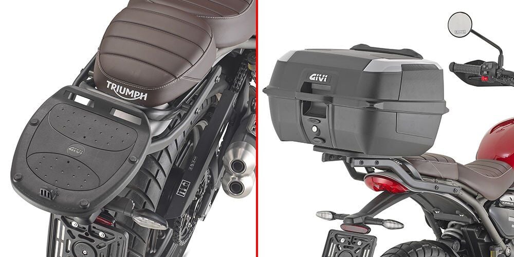 GIVI SR6424 TRIUMPH SCRAMBLER 400 X (24) - SPEED 400 (24) ARKA ÇANTA TAŞIYICI
