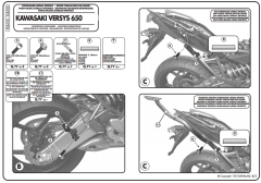 GIVI PLR450 KAWASAKI VERSYS 650 (10-14) YAN ÇANTA TAŞIYICI