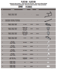 GIVI PLR5108 BMW R 1200 GS-ADVENTURE (13-18)-R1250 GS (19-23)-ADVENTURE (19-23) YAN ÇANTA TAŞIYICI