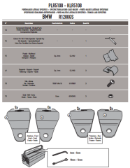GIVI PLR5108 BMW R 1200 GS-ADVENTURE (13-18)-R1250 GS (19-23)-ADVENTURE (19-23) YAN ÇANTA TAŞIYICI