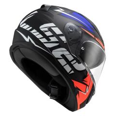 LS2 RAPID 2 CROMO MAT SİYAH-KIRMIZI KASK MAT SIYAH-KIRMIZI - XXL
