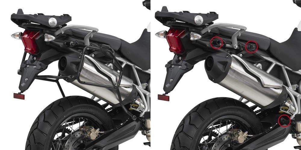 GIVI PLR6401 TRIUMPH TIGER 800 - TIGER 800 XC - TIGER 800 XR (11-16) YAN ÇANTA TAŞIYICI