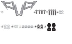 GIVI A4128A KAWASAKI Z 650 (20-24) - Z 900 (20-24) RÜZGAR SİPERLİK BAĞLANTISI