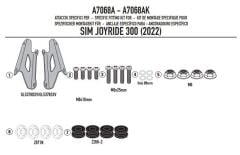 GIVI A7068A SYM JOYRIDE 300 (22-24) SİPERLİK BAĞLANTISI