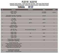 GIVI PLX2118 YAMAHA MT-07 (14-17) YAN ÇANTA TAŞIYICI