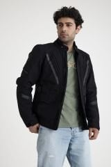 Scudo Alaska Cordura Siyah Kışlık Erkek Motosiklet Ceketi