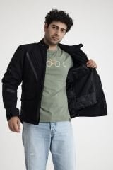 Scudo Alaska Cordura Siyah Kışlık Erkek Motosiklet Ceketi