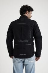 Scudo Alaska Cordura Siyah Kışlık Erkek Motosiklet Ceketi
