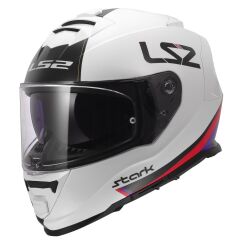 LS2 STORM 2 STARK BEYAZ-KIRMIZI-MAVİ-SARI KASK BEYAZ-KIRMIZI - XL