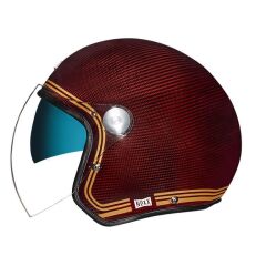 NEXX X.G20 LIGNAGE KARBON BORDO-SARI KASK BORDO - L