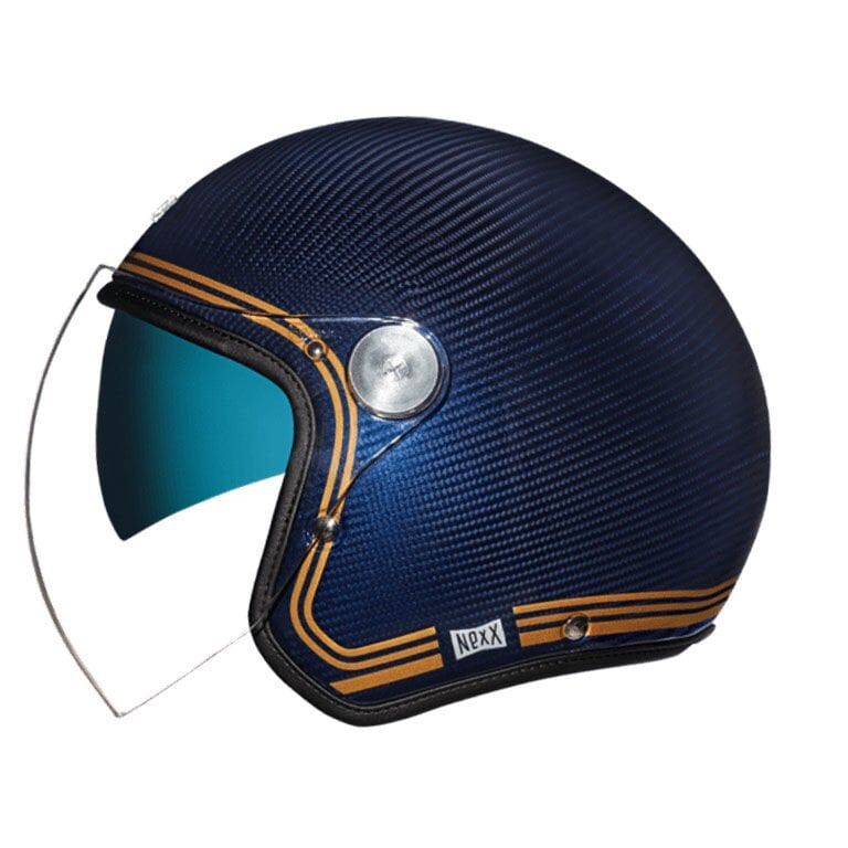 NEXX X.G20 LIGNAGE KARBON MAVİ-SARI KASK MAVI-SARI - S