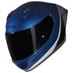 Nolan N60-6 SPORT VERNICIATURA SPECIALE Derin Mavi / Siyah / Gümüş 346 (koyu vizör hediyeli)