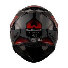 LS2 STORM 2 KRONOS KIRMIZI-GRİ KASK KIRMIZI - 3XL