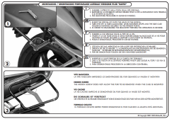 GIVI PLXR359 YAMAHA FZ1 FAZER 1000 (06-15) YAN ÇANTA TAŞIYICI