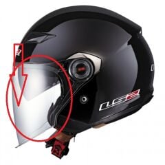 LS2 TRACK KASK CAMI BEYAZ
