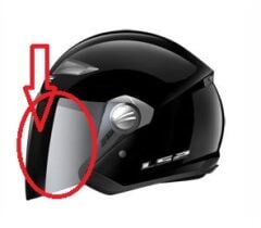 LS2 TRACK KASK CAMI SİYAH