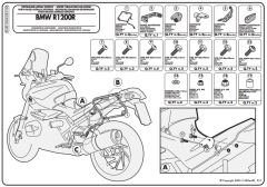 GIVI PLXR5100 BMW R 1200R (11-14) YAN ÇANTA TAŞIYICI