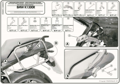 GIVI PLXR691 BMW K 1200R (05-08) - K 1300R (09-16) YAN ÇANTA TAŞIYICI