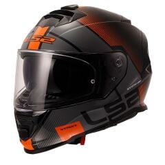LS2 STORM 2 EPIC SİYAH-TURUNCU KASK TURUNCU - L