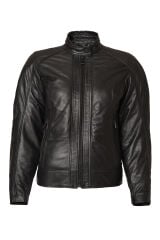 VEXO MOTO DERİ KADIN MONT SİYAH